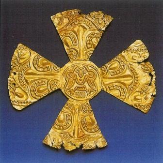 Spöttinger Goldblattkreuz - 7.Jhdt n.Chr.