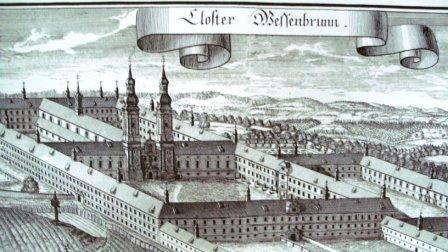 Kloster Wessobrunn Alter Stich 1640